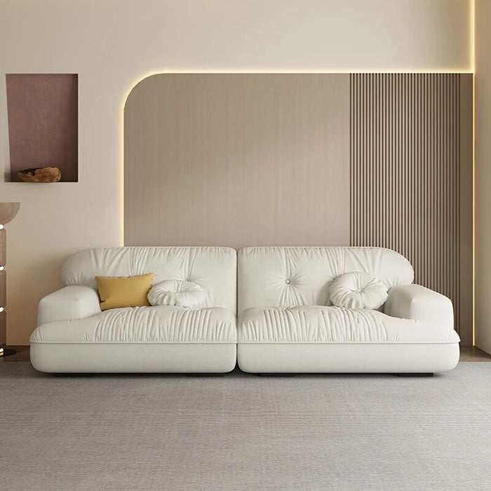 Italian L-Shape Modular Sectional Sofas White Chaise sectional couch sofa indoor Living Room velvet Sofa set