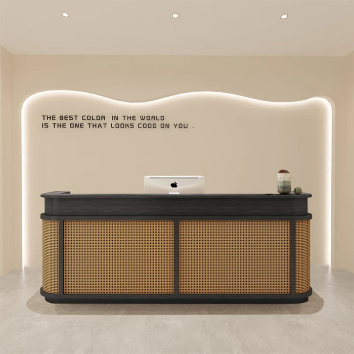 Check Out Reception Desk Lectern Counter Information Luxury Supermarket Reception Desk Podium Comptoir Caisse Bar Furniture