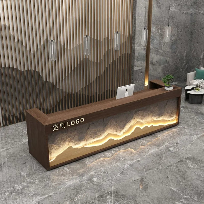 Counter Conference Reception Desks White Bar Podium Front Lectern Information Reception Desks Luxury Mostrador Cajero Furniture