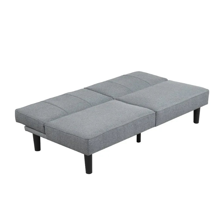 Mainstays Studio Futon, Gray Linen Upholstery Living Room Furniture  Sofas for Living Room Sofa Set Living Room Furniture