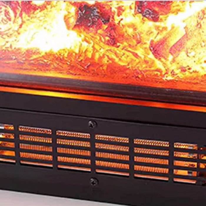 Beautiful Fireplace TV Table Luxury Side Cabinet Storage Cabinet Simulate Flames Modern Living Room Furniture