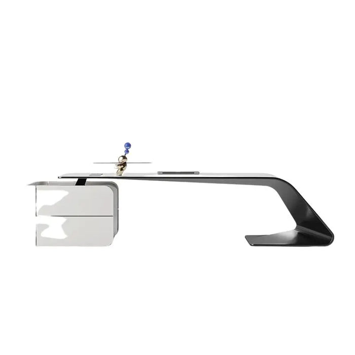Study Writing White Desk Organizers Executive Modern Work Lap Desk Setup Shelf Home Office Biurka Komputerowe Nordic Furniture