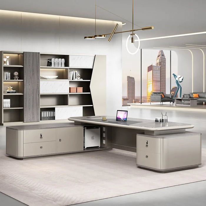 Executive Conference Office Desk Modern Studio Drafting Storage Workbench Office Desk Luxury Schreibtisch Office Furniture