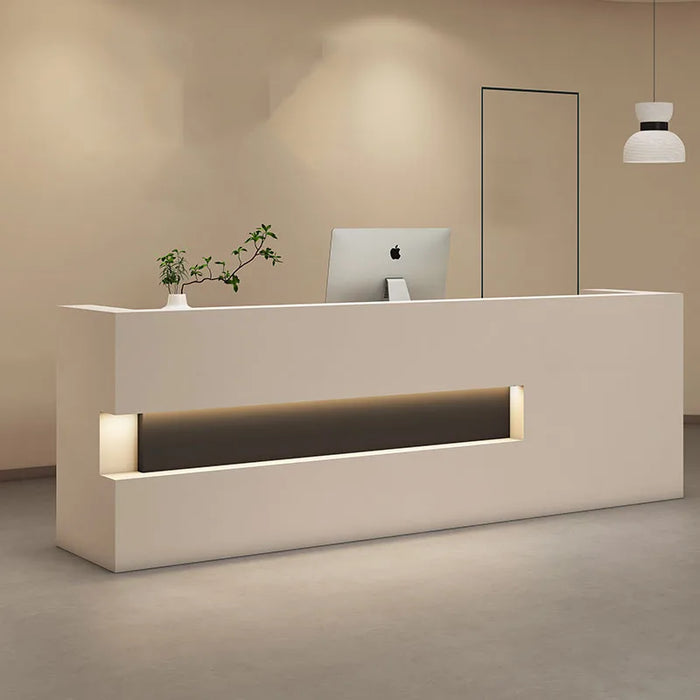 Lectern Office Reception Desk Podium Front Receptionist Pulpit Cash Counter Desk Restaurant Tables White Bureau Shop Furniture