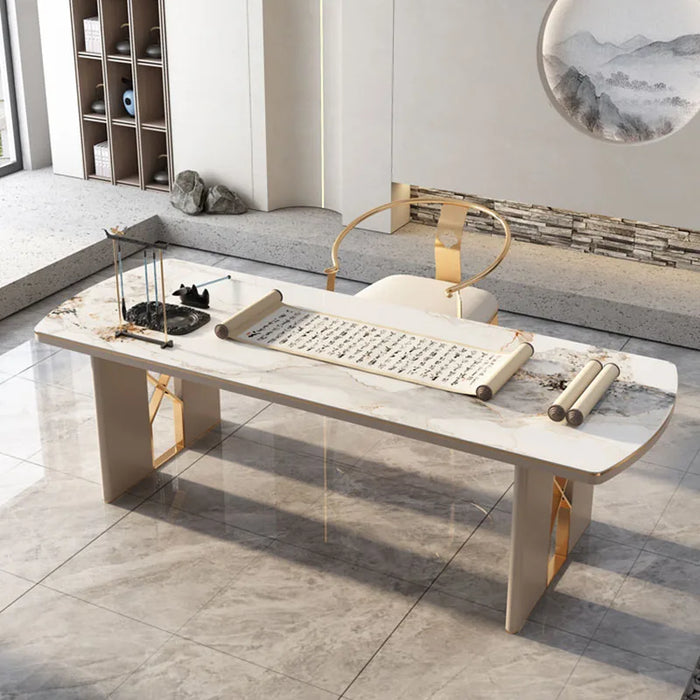 Executive Office Desk Meeting Gaming Corner Conference Office Desk Computer Reception Scrivania Ufficio Lavoro Luxury Furniture