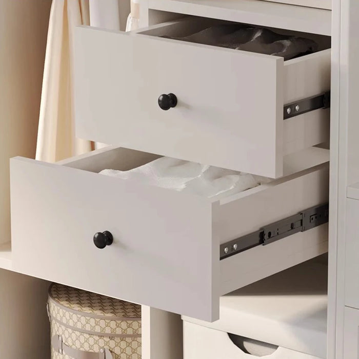 Luxury Indoor Closet Modular Industrial Hotel Unique Unique Clothes Organizer Creative Floor Armario Plegable Home Furniture