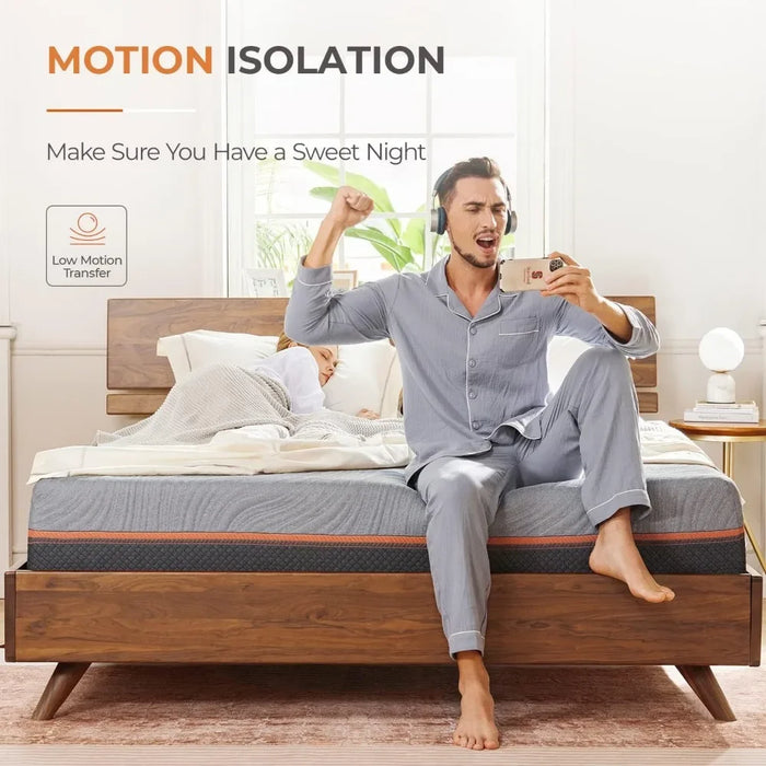 Sweetnight Memory Foam Mattress, 12 Inch Queen-Size Mattress in a Box