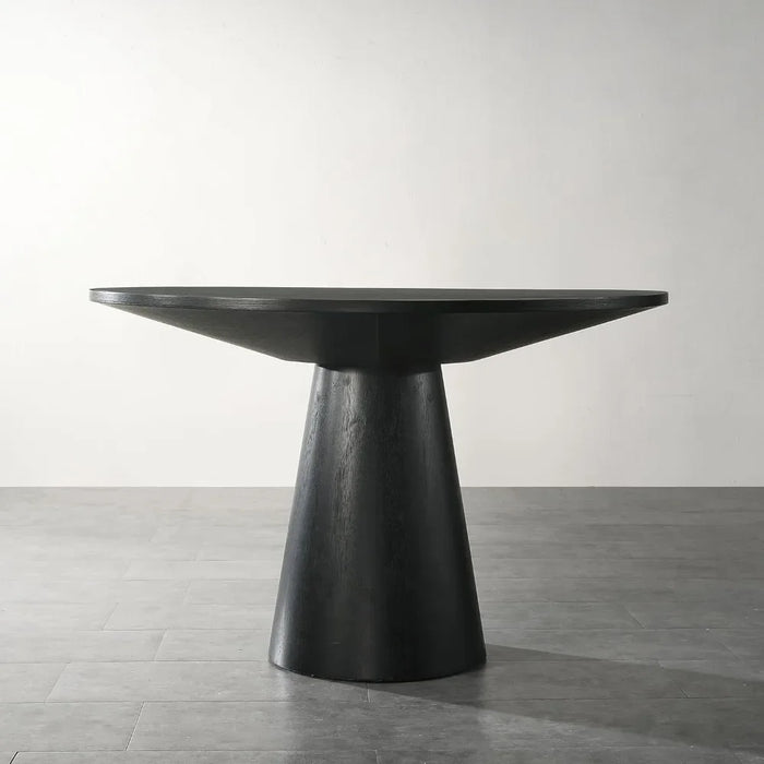 Contemporary 48" Pedastal Dining Table Ebonyfreight Free Room Furniture Home