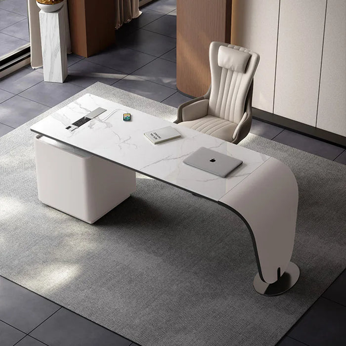 Standing Supplies Office Desk Executive Storage Floor Modern Corner Computer Desks L Shaped Setup Mesa De Escritorio Furniture