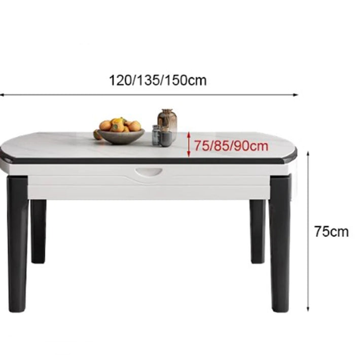 Minimalist Luxury Dining Table Extendable Nordic Centerpiece Hall Dining Table Chairs Multifunctional Muebles Home Furniture