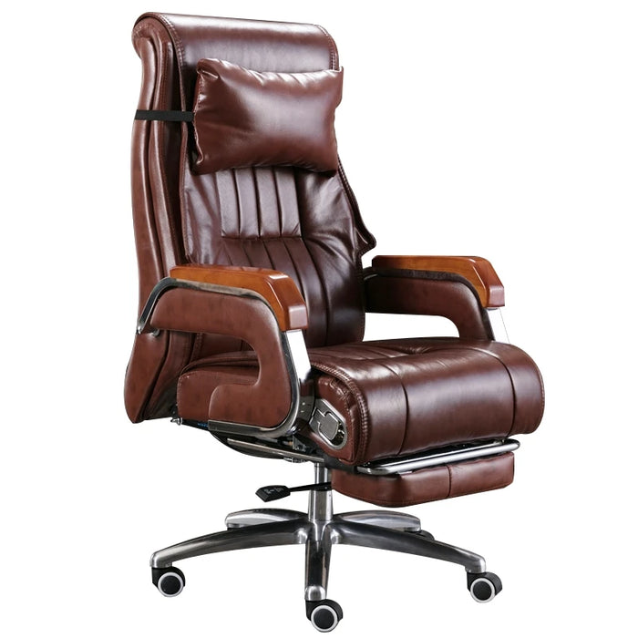 Swivel Ergonomic Desk Chair Computer Work Bedroom Office Salon Accent Chair Executive Leather Sedie Da Ufficio Furniture T50BY