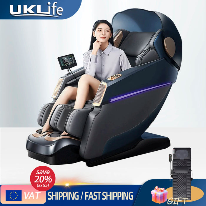 3 Year Warranty 4D SL Airbag Zero Gravity full body Massage Chair Home 3D Office Electric Leg Lift Office Chair Massage Sofa