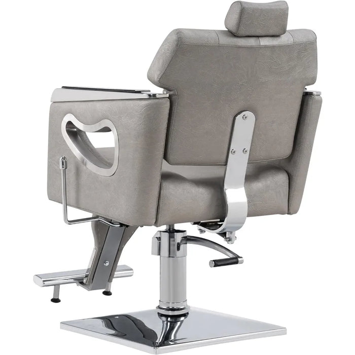 Barber Chair Reclining Salon Chair for Hair Stylist, Antique Hair Spa Salon Styling Beauty Equipment 8132 ,Furniture