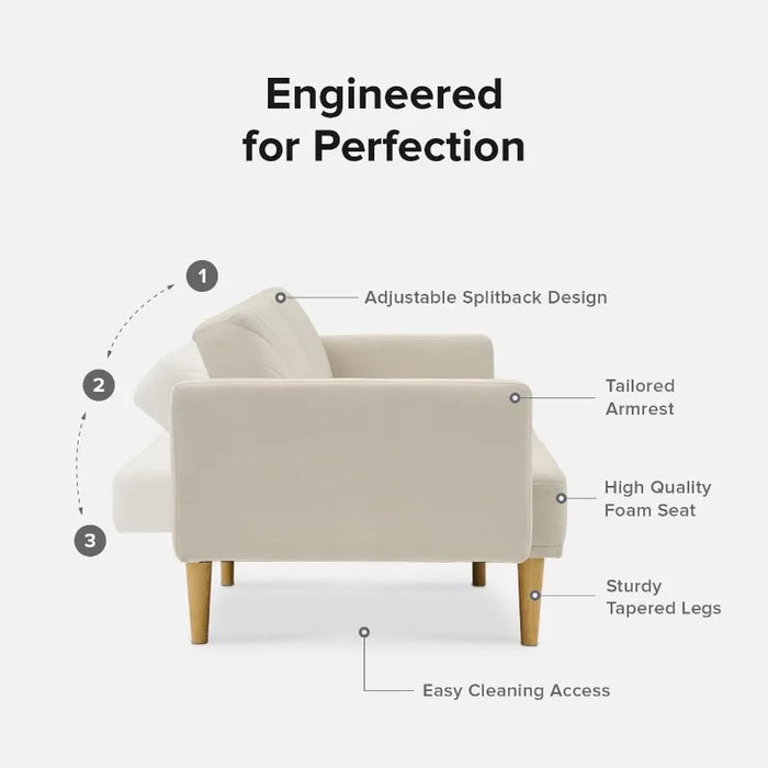 Sofa Bed, Small Sofa, Sleeper Sofa, Loveseat, Mid Century Modern Futon Couch, Couches for Living Room
