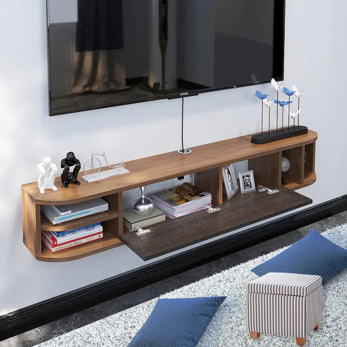 Wood Tv Stand Living Room Furniture Wall Mounted TV Cabinet Bedroom Furniture for Television Chest of Drawers Home Modern House