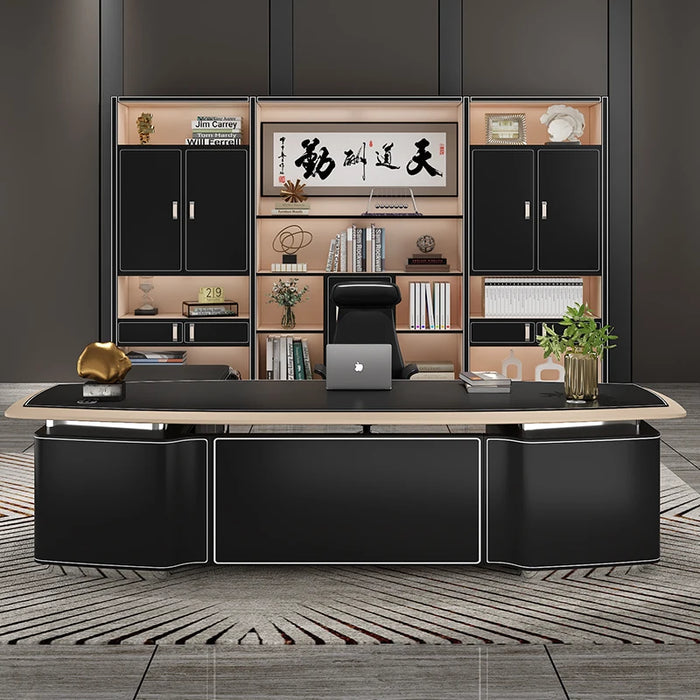 Executive Reception Workstation Corner Luxury Computer Meeting Office Desks Work Console Tavolo Da Lavoro Office Furniture