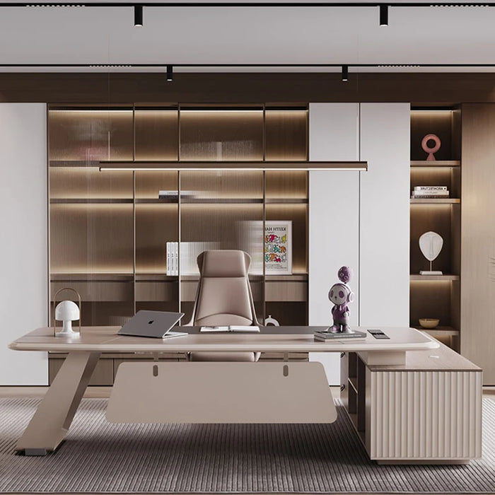 Female Boss Business Office Desk Simple Modern Light Luxury Furniture High-end Boss Desk Simple Manager Office Desk Simple