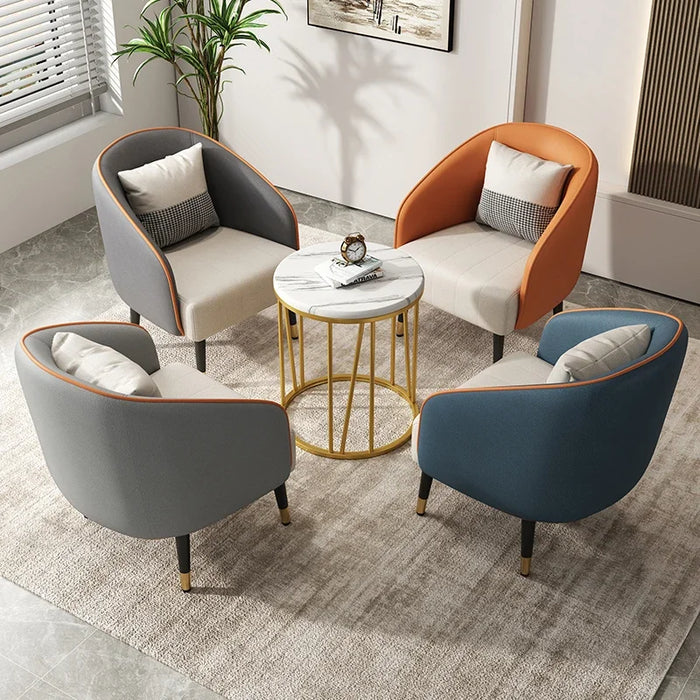 Modern Office Living Room Sofas Armchair Single Bedroom Living Room Sofas Luxury Canape Salon De Luxe Home Furniture YY50SF