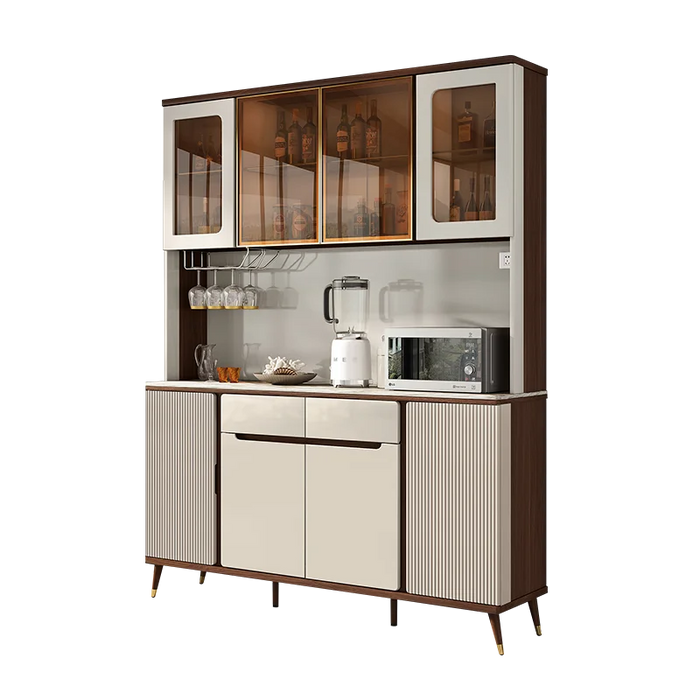 Light luxury dining side cabinet modern simple living room wine cabinet storage cabinet Kitchen cabinet tea cupboard against the