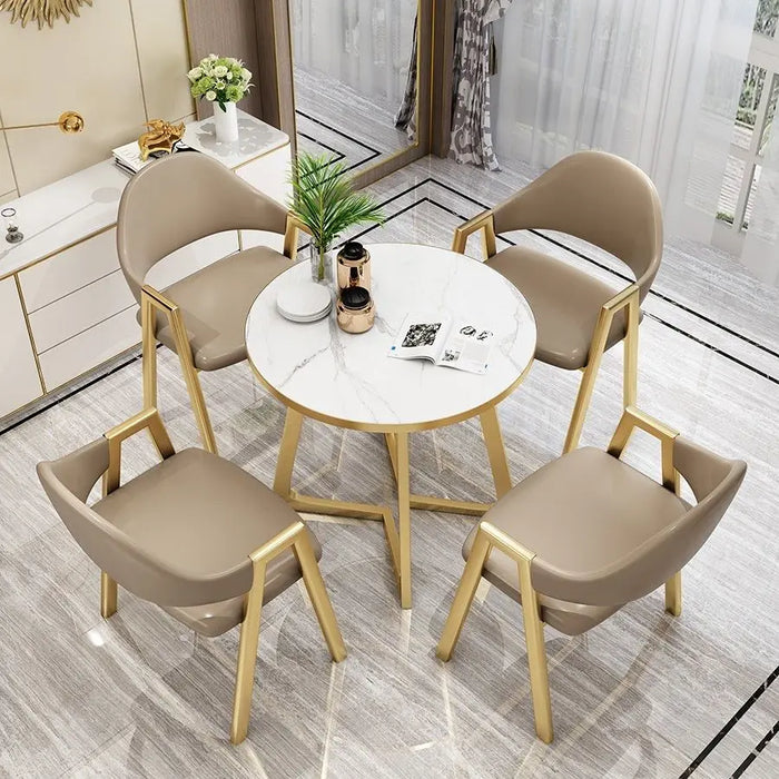 Living Room Coffice Table Dining And Chairs Set Restaurant Office Reception Cafe Table Balcony Dinette Table Set Furniture HY