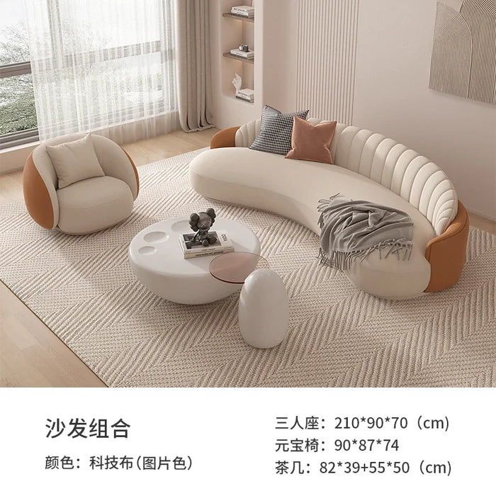 Office Bubble Living Room Sofas Conference Garden Modular Corner Living Room Sofas Cloud Nordic Fauteuil Salon Furniture WJ15XP