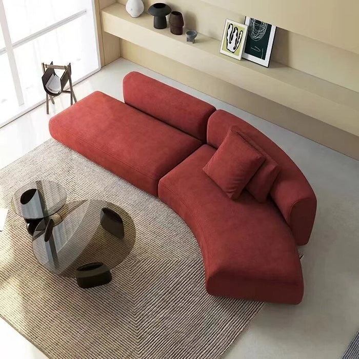 Bedroom Office Curved Sofa European Chaiselong Modern Sofa Cover Relaxing Gaming Office Convertible Living Room Furnitures Sets