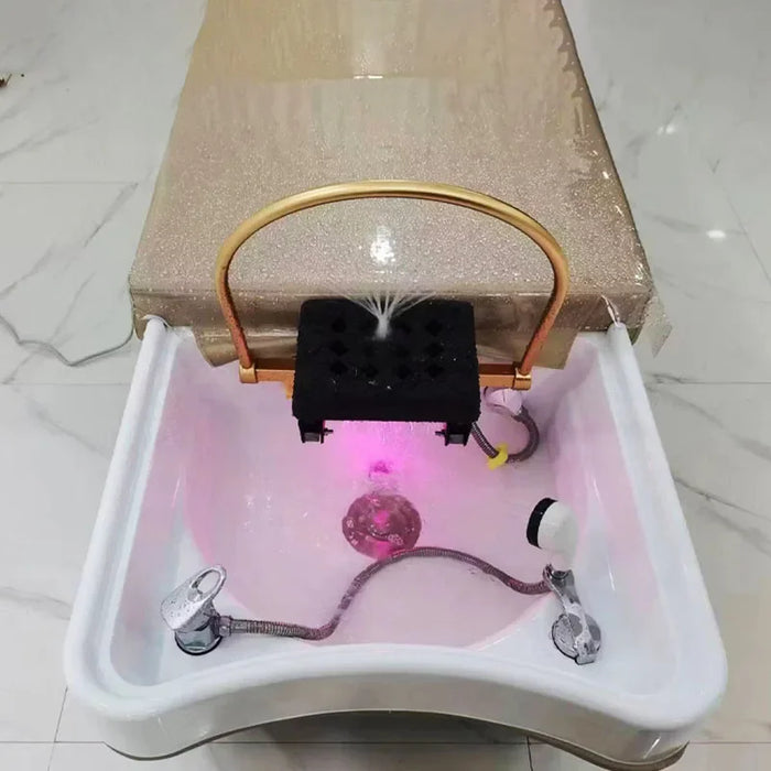 Fumigation Thai Shampoo Chair Massage Hairdresser Water Circulation Specialized Shampoo Chair Fotel Fryzjerski Furniture XFY