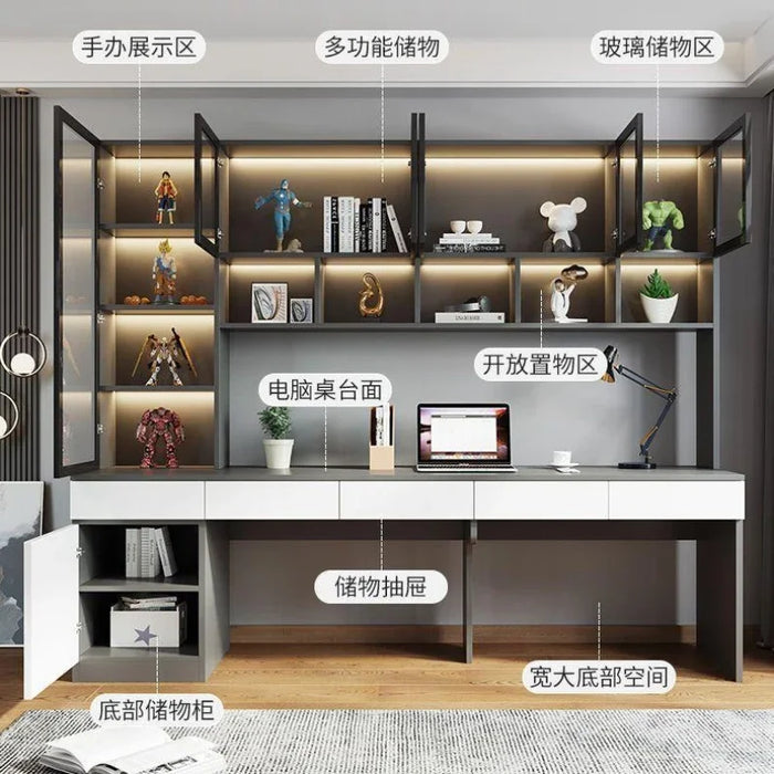 Integrated Write Office Desks Bookshelf Household Bedroom Desktop Computer Office Desks Bureau Meuble Working Equipment QF50OD