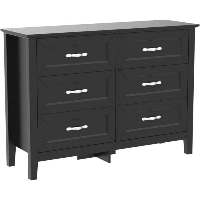 Dresser with 9 Drawers Dresser, Wide Chest of Drawers Wood Dresser, Double Dresser StorageBedroom, Living Room, Dresser