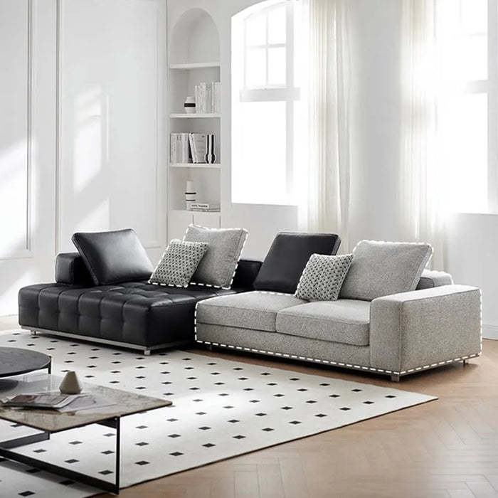 Leather Sofa Back Lumbar Support Industrial Armrest Pad Indoor Massage Office Large Couch Fluffy Divano Letto Designer Furniture