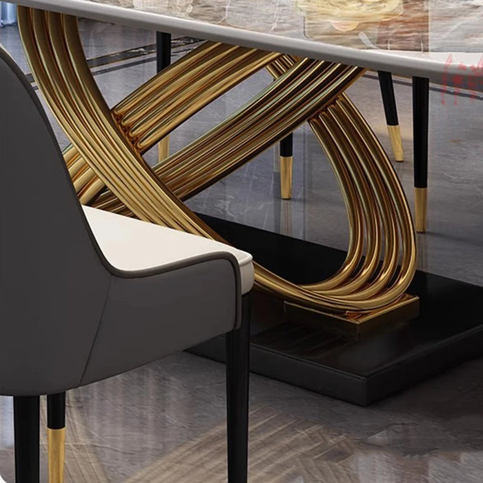 Luxury Modern Table Dinning Kitchen Balcony Dinner Marble Table Coffee Dressing Hotel Muebles Dining Room Table And Chairs Set