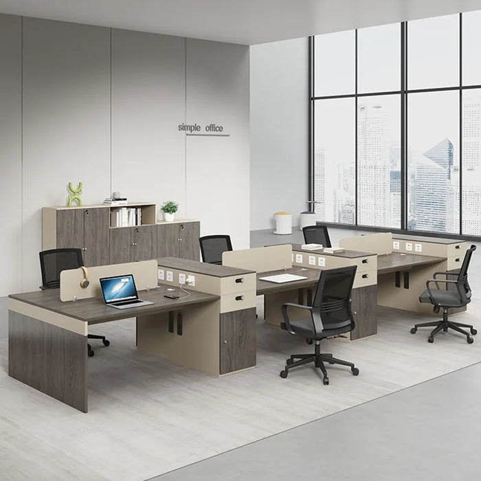 Storage Monitor Office Desk Workbench Writing Meeting Drafting Standing Office Desk Cheap Scrivania Legno Office Furniture HDH