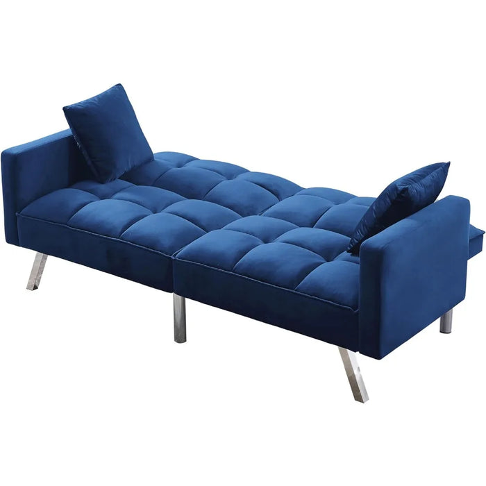 Dorm Sofas for Living Room Office Sofa Compact Small Spaces 74'' Convertible Futon Sofa Bed Apartment Freight Free Furniture