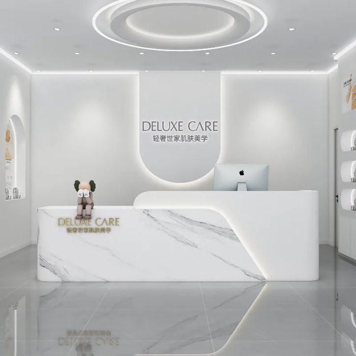 Barbershop Standing Register Reception Desk Accessories Conference Luxury Simple Reception Desk Modern Mostrador Store Furniture
