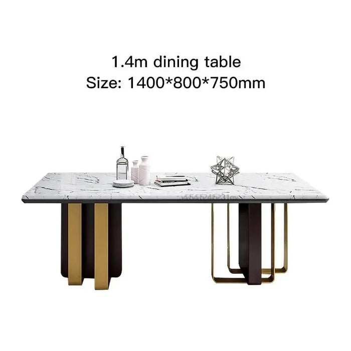 Nordic Luxury Style Dinner Table Modern Minimalist Wood Dining Table Kitchen Conference Mesa De Billar Garden Furniture Sets GM