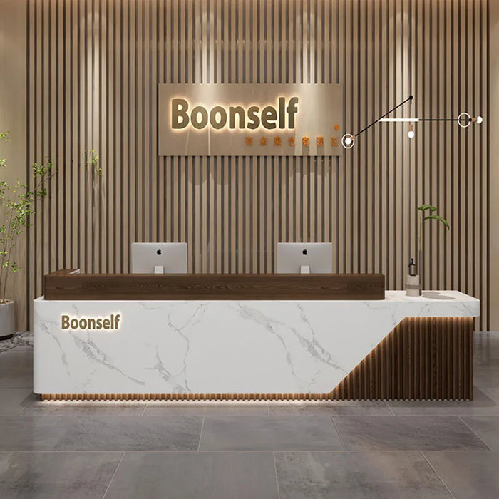Bar Podium Reception Desk Office Counter Hotel Conference Mobile Beauty Reception Desk Lectern Mostrador Recepcion Furniture