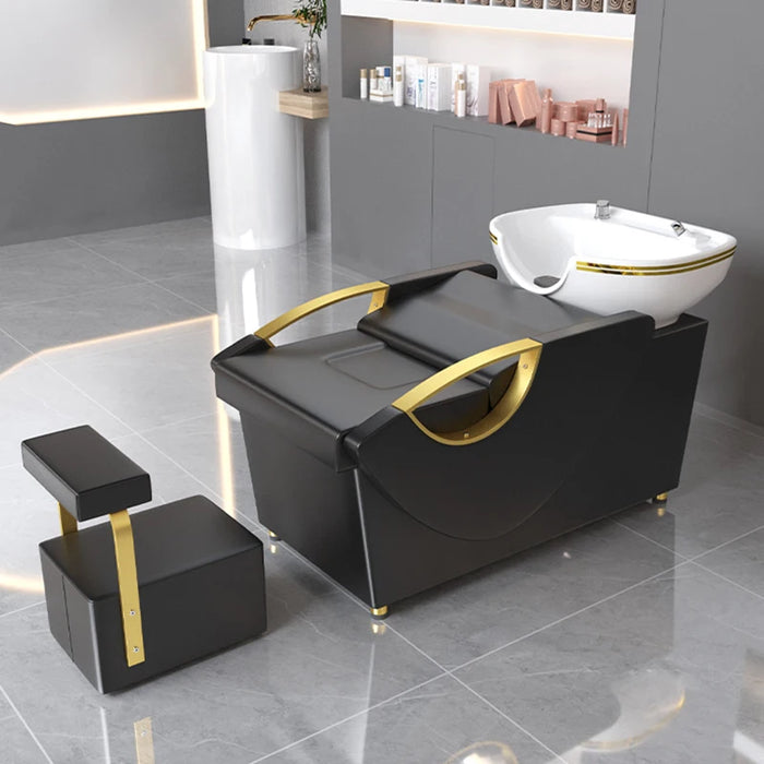 Nursing Shampoo Chair Styling Hairstyle Hair Washing Chair Hairdresser Multifunctional Cadeira De Salao Spa Furniture CY50XT