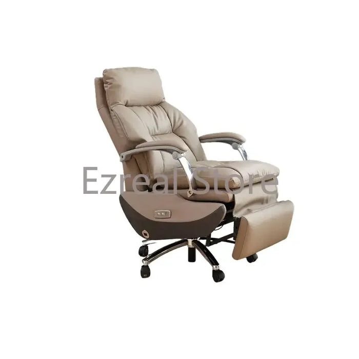 Leather Executive Mobile Desk Chair Gaming Computer Ergonomic Office Chairs Reading Cadeira De Escritorio Home Office SY50OC