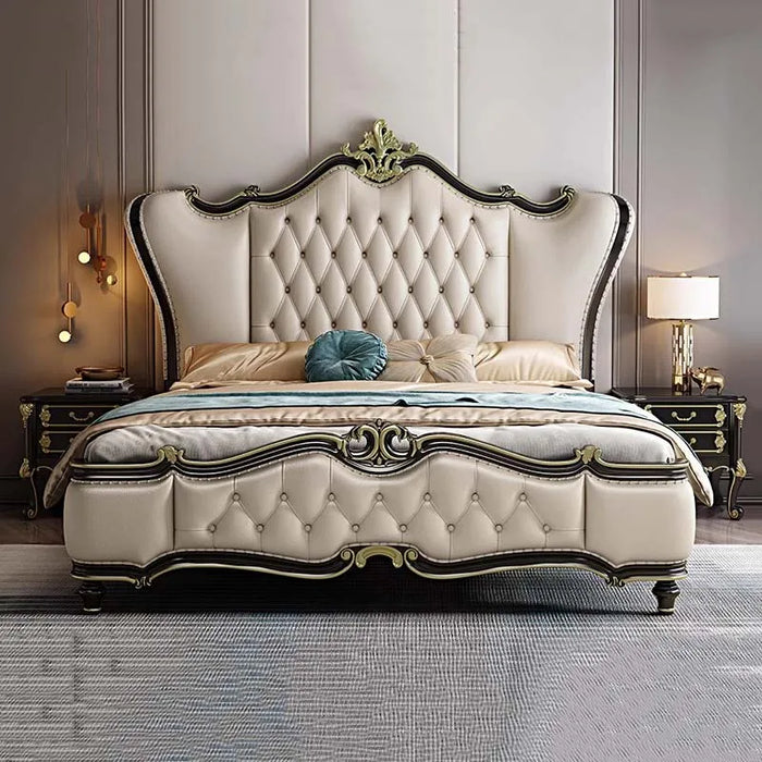 Multifonction Couple Bed European Queen Size Storage Space Princess Bed Modern Luxury Cama De Casal Luxuosa Home Furniture