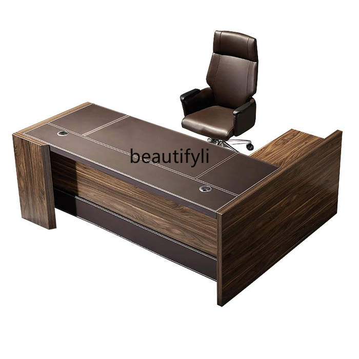 Boss Office Desk and Chair Combination Simple Modern Executive Desk Fashion Executive Manager Computer Desk Boss Table