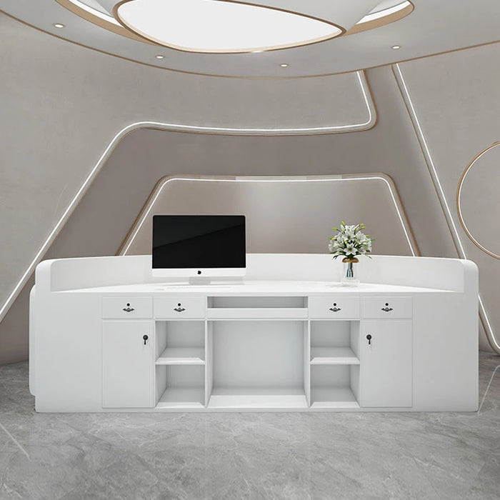 Cashiers Drawers Reception Desk Desktop Modern Office Service Reception Desk Luxury Scrivania Per Ufficio Modern Furniture