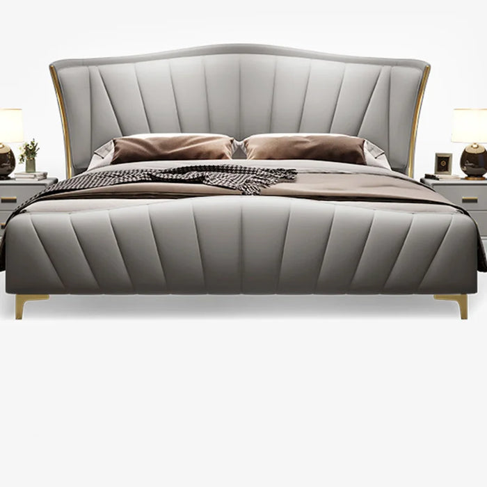 Luxury Bedroom Bed Quilts Aesthetic Modern Elastic Frame Double Beds Two Place Camas De Dormitorio Garden Furniture Sets