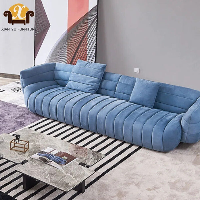 High Quality New Style Special-shaped Pumpkin Cashmere Fabric Living Room Sofa Sets