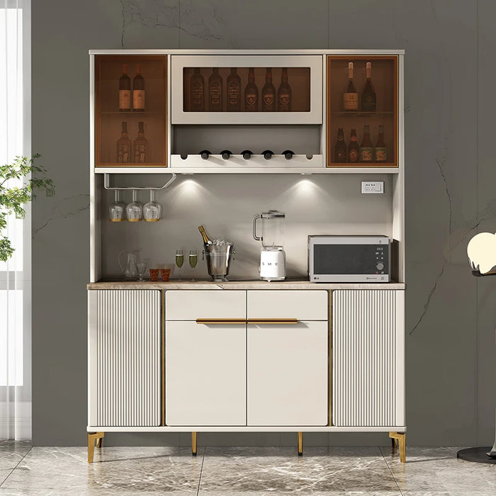Light luxury dining side cabinet modern simple living room wine cabinet storage cabinet Kitchen cabinet tea cupboard against the