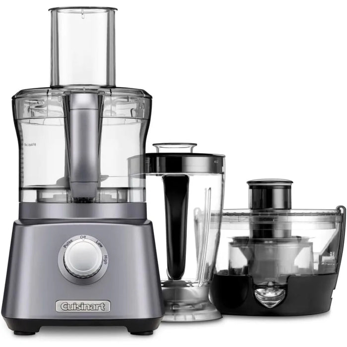 Kitchen Central 3-in-1 Food Processor Juicer Gun Metal Blenders for Kitchen Blender Mixer Machine Appliances Home