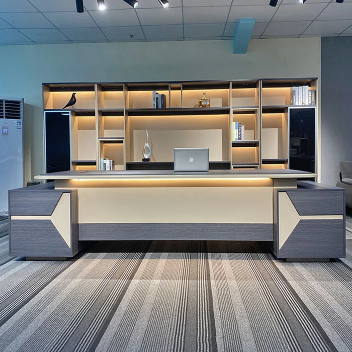 Luxury Office Desks Reception Executive Meeting Conference Standing Workstation Computer Tavolo Scrivania Ufficio Furniture
