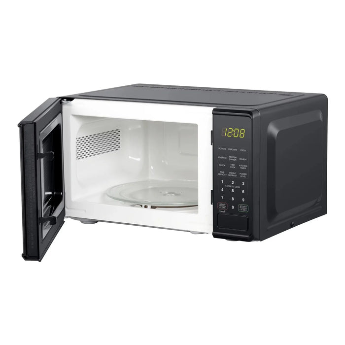 0.7 Cu Ft Countertop Microwave Oven - 700 Watts - Black Kitchen Appliances