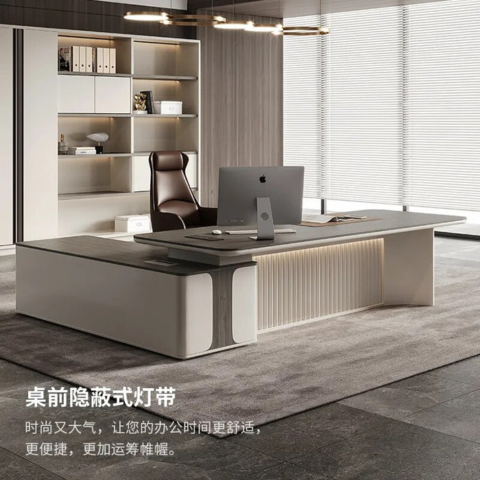 Office Gaming Desk Organizer Conference Desktops Adjustable Desk Manicure Corner Luxury Italian Escritorios De Oficina Furniture