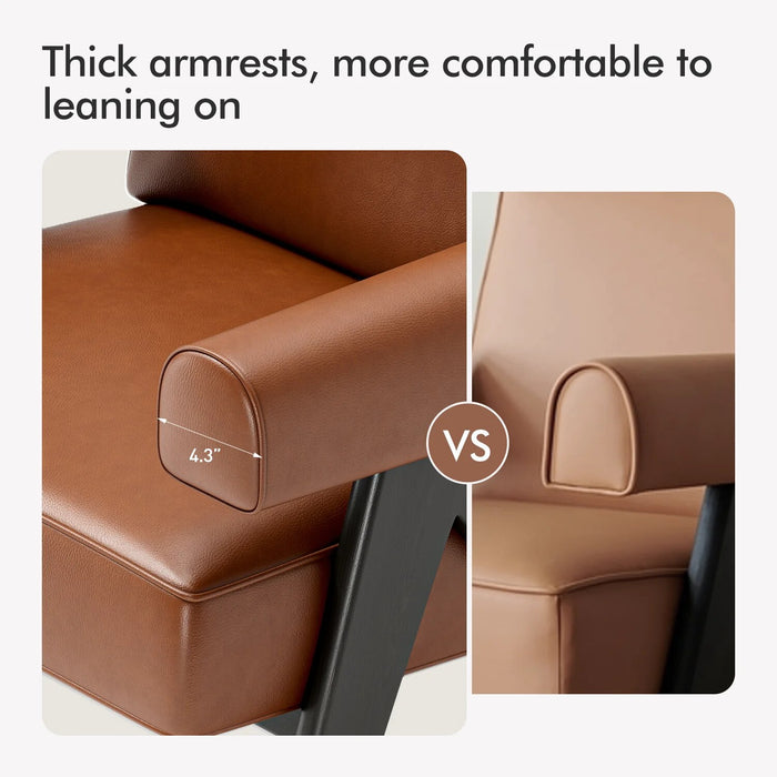 Nordic Office Chair Luxury Real Leather Armchair Lounge Chairs Ergonomic Salon Living Room Chairs Home Furniture