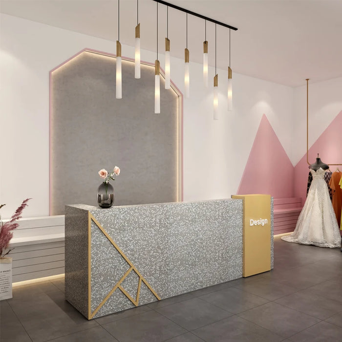 Office Stand Reception Desk Front Desk Podium Store Information Reception Desk Luxury Restaurant Empfangstheke Bar Furniture